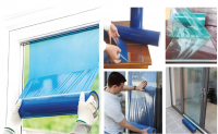 HD/LDPE, PE Protective Film For Glass And Mirror, Windows, Glass Fence Surfaces Non-Residue Adhesive