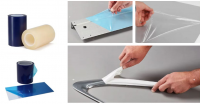 HD/LDPE, PE Protective Film For Metal And Stainless Steel Sheets Used In Stamping And Fabrication Non-Residue Adhesive