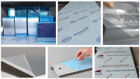 HD/LDPE, PE Protective Film For Metal Sheets, Galvanized Steel, And Panel Sheets Non-Residue Adhesive