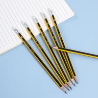 12pcs/box HB Pencils Pencils with Eraser Pre-sharpened HB Lead Graphite Pencils for Students Adults School, Office From China