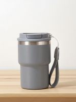 Vacuum Insulated 304 Stainless Steel Travel Coffee Mug With Lid and Handle, Leak Proof From China