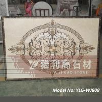 Marble Inlay Waterjet Panel