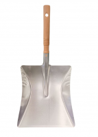 Metal Dustpan with Wooden Handle  Galvanized Dust Pan Shovel From China