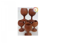 Coconut Wooden tea cup Handmade Natural Coconut Wood Material for Tea Drinking and Kitchenware Supply from Vietnam