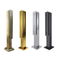 Kensharp 304 Stainless Steel Glass Fitting Post Swimming Pool Fence Balcony Fencing Clamp Square Spigot Balustrade Post