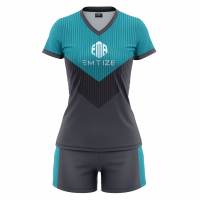 Promotion Custom Quick Dry Soccer Uniform Set Full Set Women Slim Fit pink Soccer Jersey
