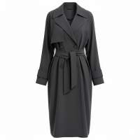 Lady New Arrivals Spring Autumn Fashion Women's Long Coat Windbreaker Trench Coat