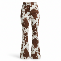 Calfskin Leather pants Custom Made Wholesale Trending Clothes Women Hair On Hide Leather Pant For Women