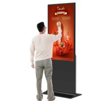 VETO LCD Floor Standing 32-86 Inch Android Video LCD Advertising Player Equipment Indoor Totem Touch Digital Signage and Display From China