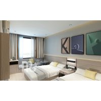 Custom made melamine and laminate modern hotel room furniture