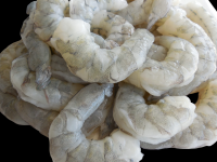 FROZEN RAW PEELED AND DEVEINED TAIL OFF BLACK TIGER SHRIMP