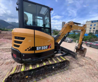 The famous SY35C excavator is on sale at a low price From China