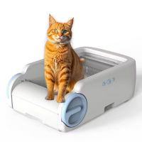 Smart Automatic Cat Litter Box with Sleep Function Splash-Proof Design for Easy Cleaning