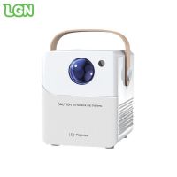Indoor Outdoor Portable Mini Projector with Leather Handle 