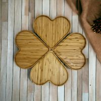  Rectangular Bamboo Serving Trays  Eco Friendly