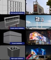 RAYBO High Performance EcoBeam Series Outdoor Commercial Advertising LED Screen 10000 Nits Ultra Brightness IP66 Engery Saving LED Display