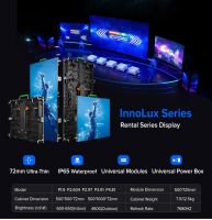 RAYBO Ultra-Thin InnoLux Series Movable Magnetic LED Module Rental LED Display Indoor Outdoor HUB Integrated Power Box P2.6 P3.9 P4.8 LED Cabinets