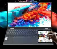 Face ID Unlock Intel N95 16G/32G RAM 128G/256G/512G/1T/2T SSD 15.6&amp;amp;quot; Screen + 7&amp;amp;quot; Touch Screen for Personal and Business Laptops From China