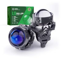 High Brightness 130W LED Projector Lens 3.0 Inch Bi Led Projector Headlight 6000k Non-Destructive Dual Reflector High/Low Beam Laser Projector Headlight for Car