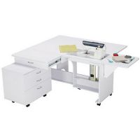 Koala Quilters Vision Cabinet With Caddie - White Q-W001 From Indonesia