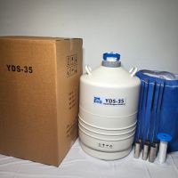 2L Laboratory Biological Liquid Nitrogen Storage Containers Horse Semen Storage Tanks Vacuum Type Chemical Pressure Vessel