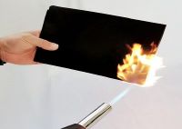 Flame retardant rubber sheet