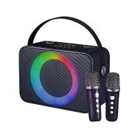 Portable Karaoke System with Wireless Singing Microphone for Indoor and Outdoor Entertainment