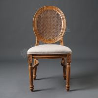 High Quality +Wood frame + PU upholstery + dining chair + For Hotel, Villas, and Apartment From China