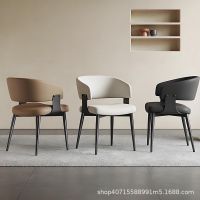 High Quality +Fabric upholstered + S/S legs+ Dining chair 2 + For Hotel, Villas, and Apartment