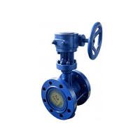 Flanged Manual Turbine Butterfly Valve From China