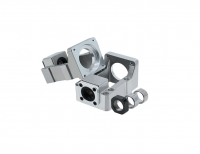 Motor Mounting Bracket and BK12 Bearing End Support Block for Nema 23 Stepper Motor and Ball Screw 16mm Ballscrew SFU1604 SFU1605 SFU1610 as CNC Kit Parts From China