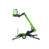8m 10m 12m 14m 16m Electric Towable Boom Lift Hydraulic Man Lift Cherry Picker Telescopic Aerial Work Lift Platform From China