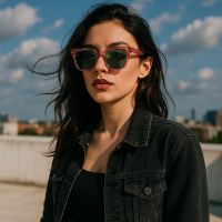 High-end Premium Acetate Polarized Sunglasses Unisex Designer Anti Glare UV400 Sunshade Glasses