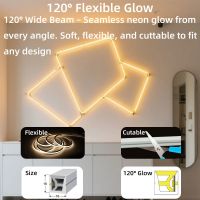 Midooc Group Flexible Silicone Outdoor Neon Light Strip 24V 5M 10M Roll Dot-Free 1010 1212 1616Mm Waterproof Led Neon Rope Lights