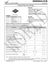 Rectifier Bridge WRMSB40M