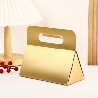 Custom Elegant Jewelry Cardboard Box Gold Fold Paper Gift Packaging Box From Others1