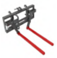 Bale Lifter(single bale hydraulic) From China