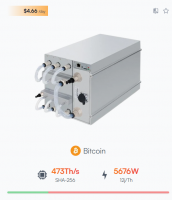 Bitmain Antminer S21 XP Hyd (473Th