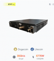 Bitmain Antminer L11 Hyd 2U (35Gh