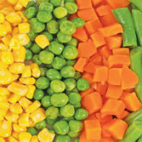 High-Quality Green Peas Carrot Dices Corn Kernels Integrated Vegetables IQF Quick Frozen Mixed Vegetable From India