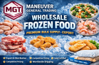 Premium Frozen Food Products in Bulk -  Export  and Wholesale Supply From UAE