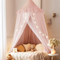 Bed Canopy With Star Lights, Double