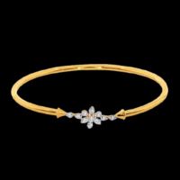 18kt Yellow Gold Floral Diamond Noa
