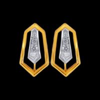 Linear Glow Diamond Studs From India
