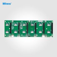 8-Card In-Line 6 Slots Graphics Card GPU Baseboard Pcie4.0x16 Slot Expansion 6-Slot Sff8654 GPU Expansion Card