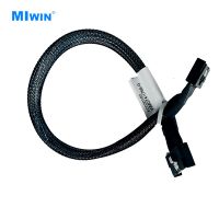 MCIO LE 8i to MCIO STR 8i Server Cable Connection 700mm Long MCIO X8 to MCIO x8 Computer Cable From China