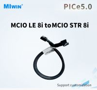 MCIO LE 8i to MCIO STR 8i Server Cable Connection 700mm Long MCIO X8 to MCIO x8 Computer Cable