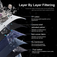 PSA10S 600GPD Direct-Drinking Reverse Osmosis System Water Purifier-Under-Counter RO Water Purifier for Home Use. Carbon Gray RO Filter with High-Efficiency Filtration. Real-Time TDS Display. Operating at 0.35Mpa with 1.6L/min Flow Rate. Home Pure Water From China