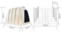 Heavy-duty PE Calf Hutch/Calf Shelter/Calf Pen/Calf Housing Unit for Dairy Farm From China