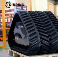 Triangle Rubber Tracks Assembly Crawler Chassis Bulldozer From China